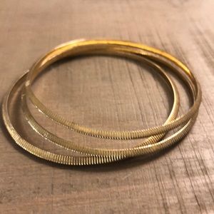 Gold bangles
